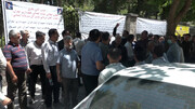 تجمع کارکنان ایثارگر «خودرو سرویس شهر» و سازمان «پسماند» برای تقدیر از شهردار تهران