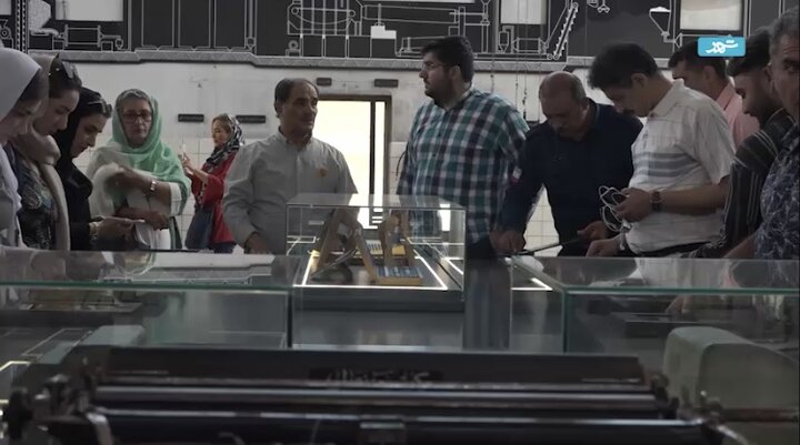 اعضای نظام مهندسی تهران از موزه صنعت بازدید کردند