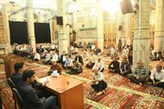 از دیدار مردمی در مسجد تا ادای احترام به خانواده شهدا