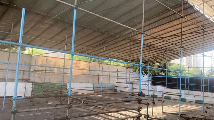 آماده سازی جایگاه عرضه و ذبح دام بهداشتی منطقه ۹