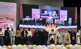 جشن پیوند مظهر احسان و جود با دردانه زیور عالم، یاس آل محمد(ص) در قبله تهران برگزار شد