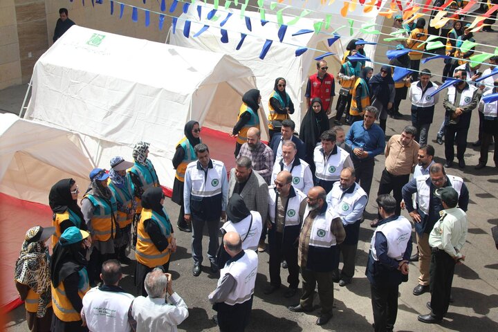 افتتاح پایگاه پشتیبانی مدیریت بحران در منطقه ۲۲ تهران