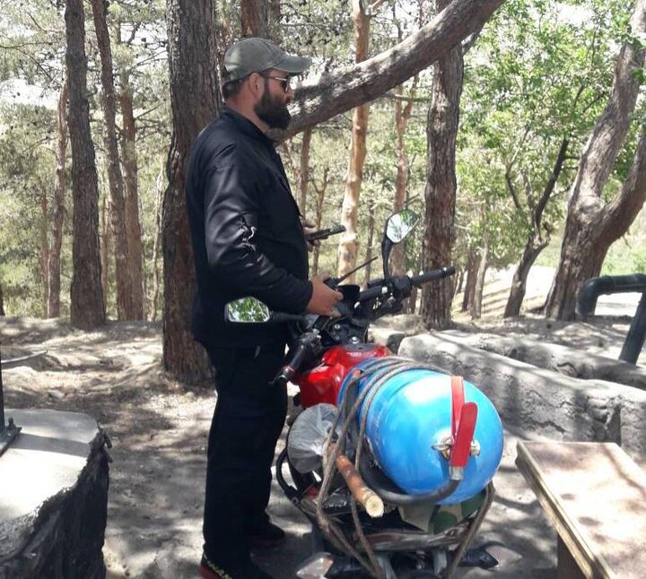 استقرار گشت موتوری ویژه در بوستان جنگلی چیتگر