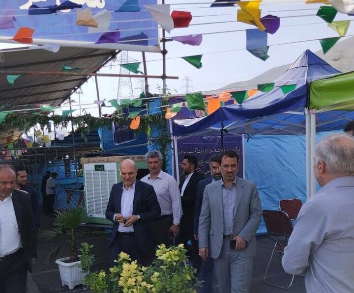 بازدید مدیرعامل سازمان میوه و تره بار از مراکز عرضه دام منطقه ۲۲