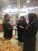 بازدید مدیرکل محیط زیست و توسعه پایدار شهرداری تهران از میدان میوه و تره‌بار شهیدغیبی