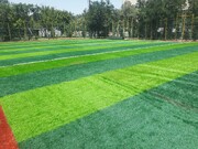 نوسازی ۲۵ هزار متر مربع چمن مصنوعی در محلات باب الرضای تهران