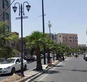 نصب ۵۰ عدد پایه چراغ روشنایی دکوراتیو در خیابان فرد محمدی