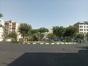 ۱۸۰۰ متر مربع عملیات مکانیزه تراش و روکش آسفالت در میدان برادران شهید رحیمی