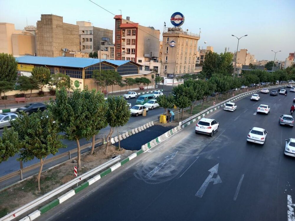 احداث دوربرگردان اضطراری در منطقه ۱۰