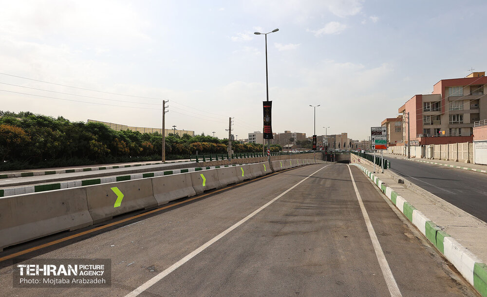 زیرگذر ۴۵ متری بهار و کنارگذر فتح به آزادگان به بهرهبرداری رسید