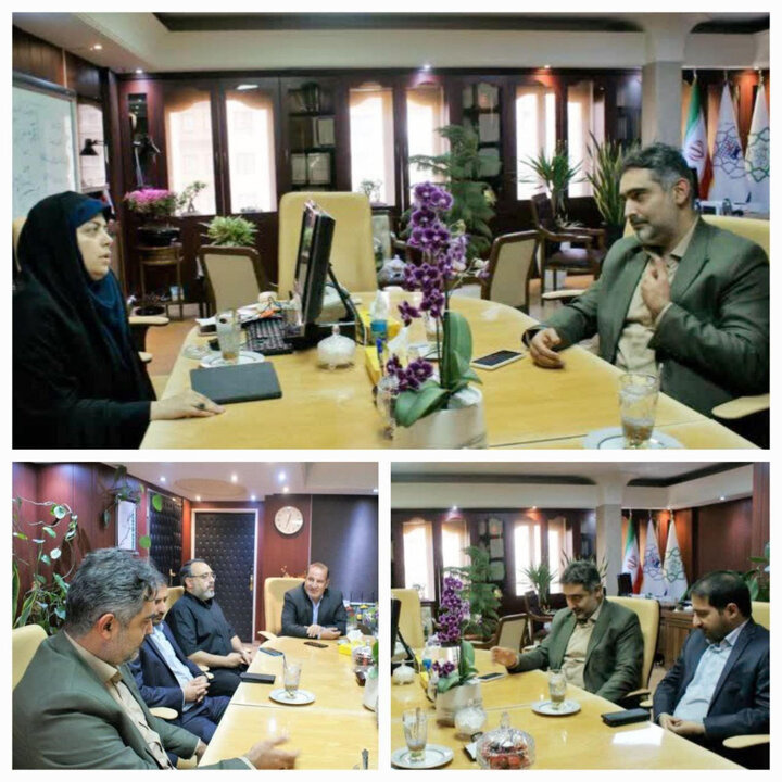 نشست مشترک موسسه آموزش عالی علمی کاربردی شهرداری و ستاد معاینه فنی خودروهای تهران 