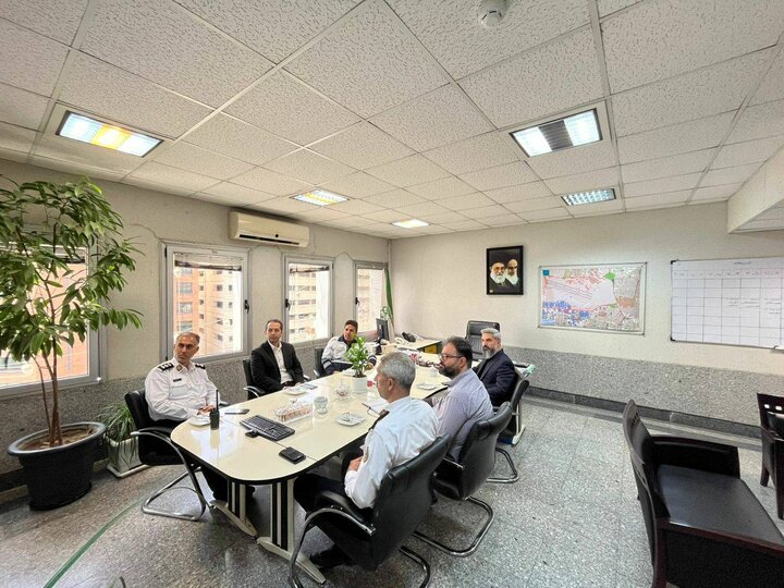 برگزاری نشست هماهنگی اقدامات ترافیکی در مواقع بحران در منطقه ۹