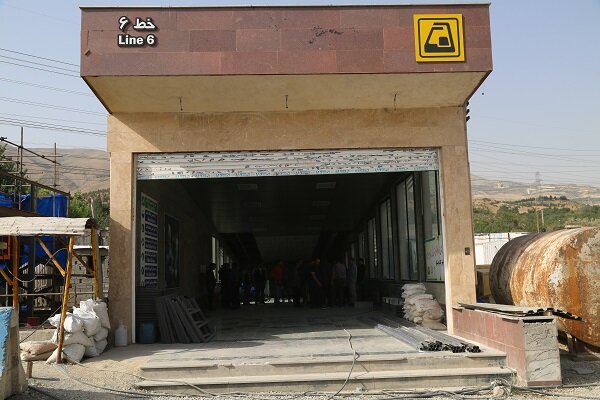 میانگین پیشرفت عملیات ساختمانی ۳ ایستگاه خط ۶ از مرز ۹۷ درصد فراتر رفت