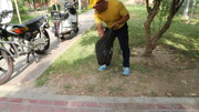 اجرای پویش «نه به زباله» با ورزش «پلوگینگ» در بوستان فجر باب الرضای تهران