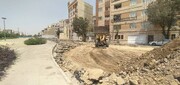 اجرای عملیات زیرسازی و تسطیح بستر خیابان حسین نژاد