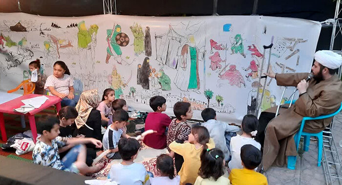 فعالیت مواکب "آرمان های حسینی" در بوستان‌های تهران