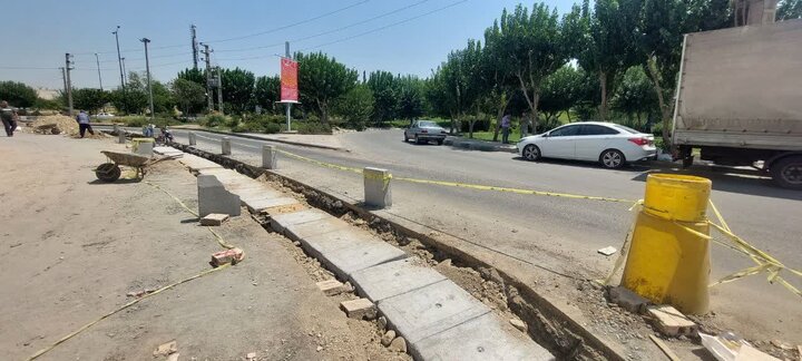 جلوگیری از ورود فاضلاب به زمین‌های کشاورزی با اصلاح مسیر جمع آوری آبهای سطحی در منطقه ۱۹