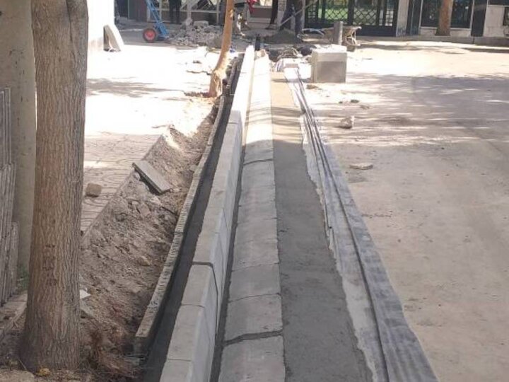 بازسازی بیش از 8 هزار متر از انهار منطقه8