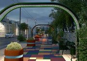 احداث باغ راه بهار شیراز در منطقه ۷