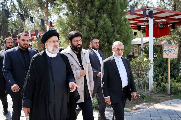 ابراز رضایت آیت‌الله رئیسی از روند بهسازی گلزار شهدا بهشت زهرا(س)