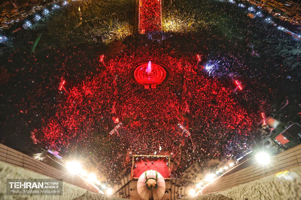 بیش از ۱۵۰ هزار نفر در مراسم اجتماع اربعینی‌ها شرکت کردند