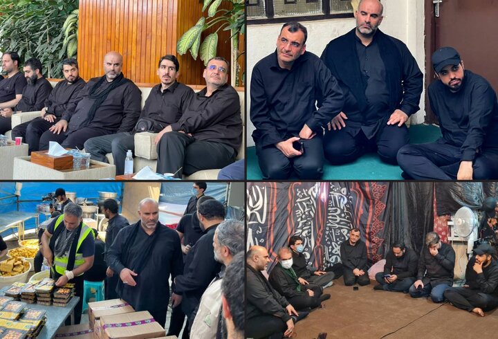 بازدید مسئولان شهری و نماینده مجلس از موکب سازمان زیباسازی در کاظمین