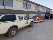 خدمات‌رسانی امدادی و آماده‌باش نیروهای مدیریت بحران در مرز شلمچه