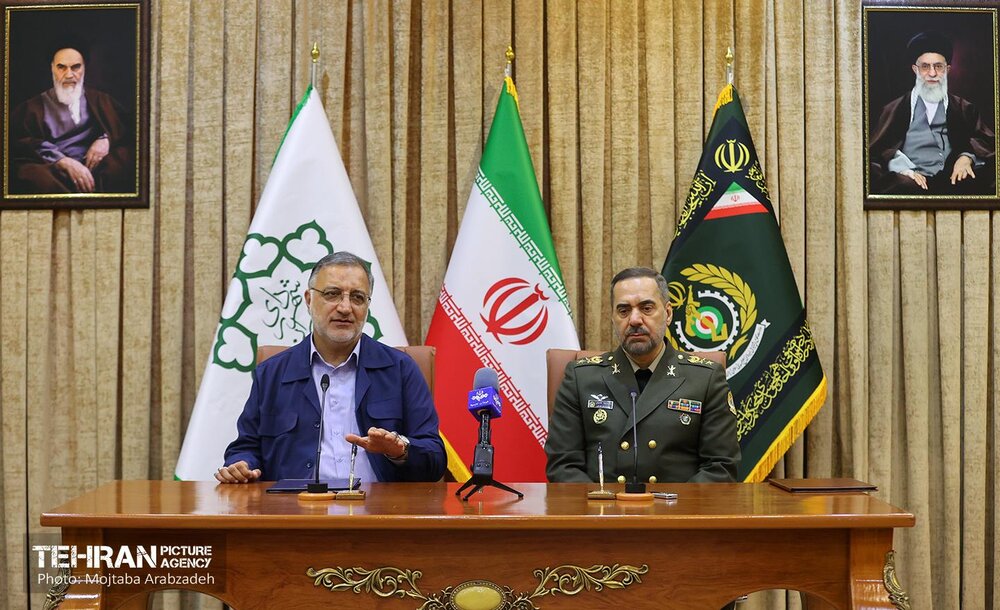 تفاهمنامه همکاری شهرداری تهران و وزارت دفاع تفاهمنامه همکاری شهرداری تهران و وزارت دفاع