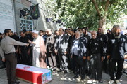 پیکر جانباز شهید "محمدرضا محجوبی" تشییع شد