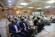 آیین رونمایی از یادمان شهدای گمنام چهارراه پاسداران در منطقه ۳ برگزار شد