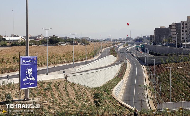 افتتاح فاز نخست بزرگراه شهید بروجردی