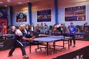 مسابقات "تنیس روی میز کارکنان شهرداری تهران" در مجموعه ورزشی انقلاب