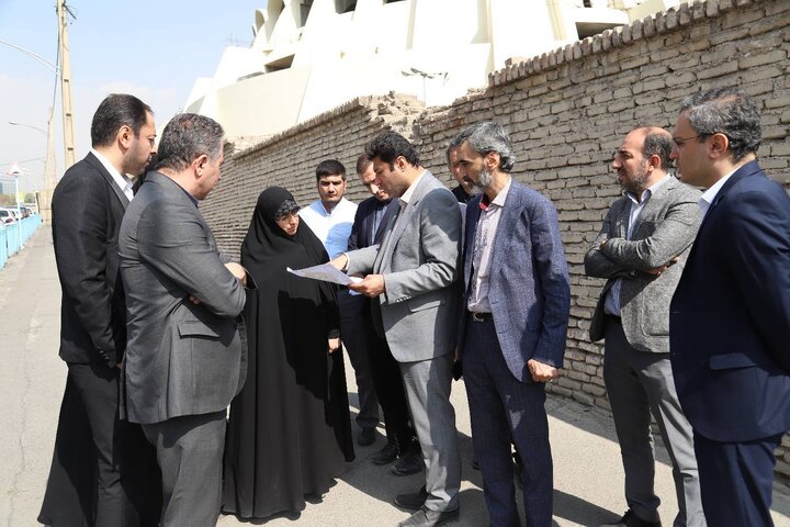 بازدید رئیس کمیته اجتماعی شورای اسلامی شهر تهران از پروژه‌های منطقه ۷

