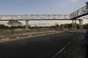 پل عابر پیاده شهرک گلریز ایمن‌سازی شد