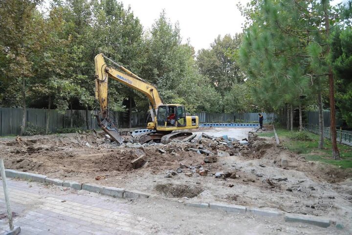 آغاز عملیات احداث مخزن آب ۳ هزار مترمکعبی در بوستان شهید نیاکی
