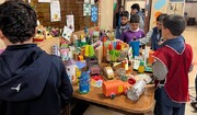برگزاری نمایشگاه کاردستی از مواد دور ریختنی در مدارس