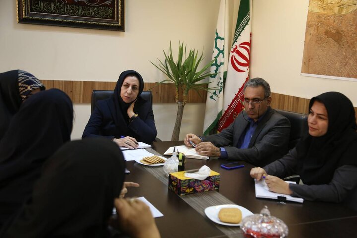 نشست و بررسی مشکلات شغلی فرزندان شاهد در منطقه ۲۲