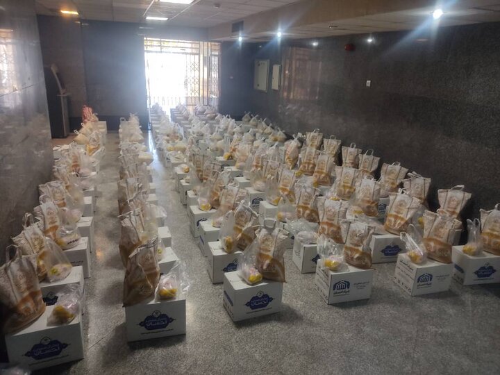 توزیع ۲۰۰ بسته معیشتی حمایتی در منطقه ۹