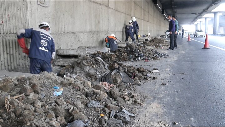 ۳۵۰۰ متر از زیرگذر بزرگراه یادگار امام(ره) لایروبی می‌شود