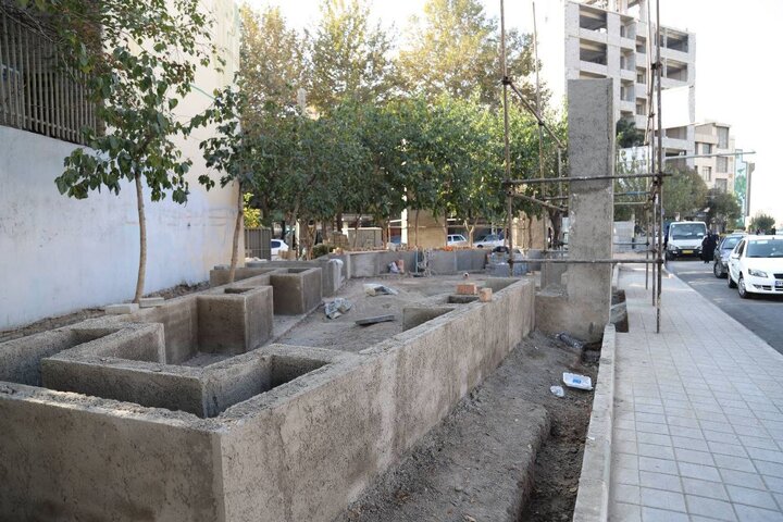 میدانگاه شهید اجاره‌دار در مراحل نهایی ساخت