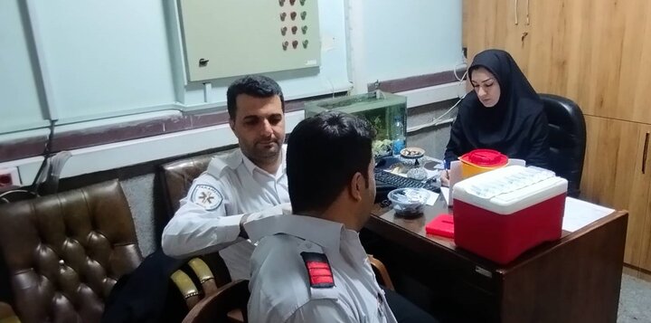 واکسیناسیون کزاز آتش‌نشانان آغاز شد