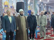 برگزاری مراسم گرامیداشت هفته بسیج در مسجد امام رضا (ع) منطقه ۱۵