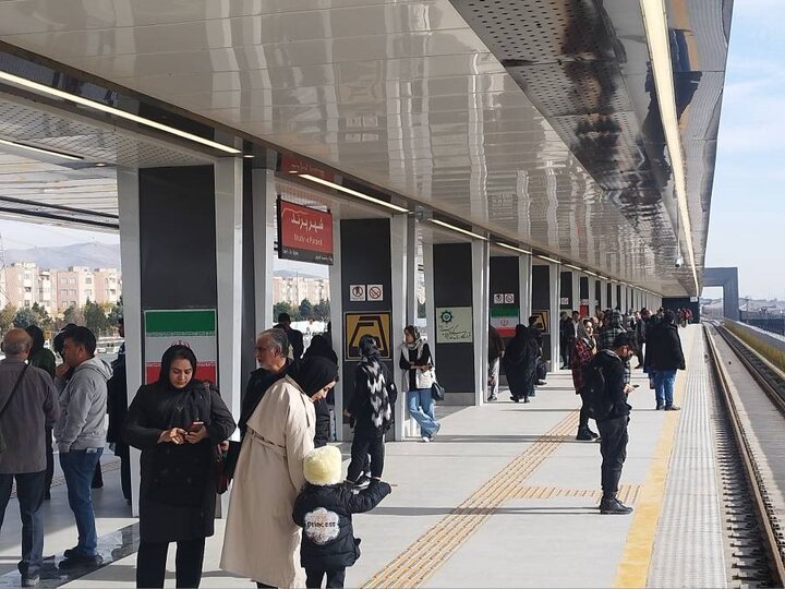 ۸ هزار جابه‌جایی مسافر در نخستین روز بهره‌برداری رسمی مترو پرند