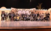 حضور مدیران شهری و فرهنگی در آخرین شب اجرای نمایش «بهشت در آتش»