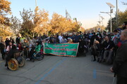 برگزاری همایش پیاده‌روی ۵۰۰ نفر از افراد دارای معلولیت به میزبانی بوستان بزرگ ولایت