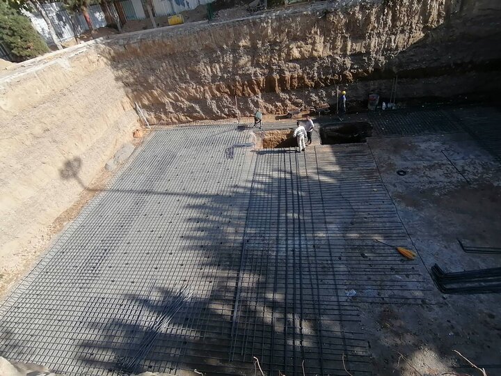 پیشرفت ۳۰ درصدی عملیات عمرانی مخزن بتنی ۱۰۰۰ مترمکعبی کوثر در منطقه ۹