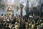 وداع مردم تهران با پیکرهای پاک ۱۱۰ شهید گمنام دفاع مقدس