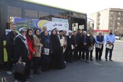 برگزاری مراسم روز ملی حمل و نقل و رانندگان در منطقه ۷
