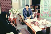شهردار منطقه۷ میزبان مادربزرگوار  شهیدان بهرامی شد