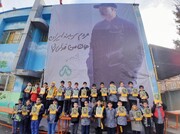 اهدای ۱۰۰۰ جلد کتاب «سلام حاج قاسم» در مدارس سطح منطقه ۸